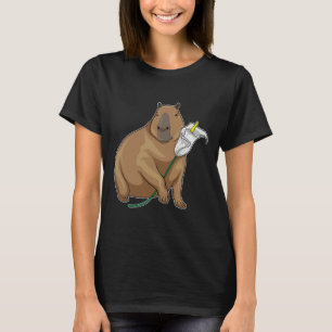 T-shirt Fleur Capybara Calendula