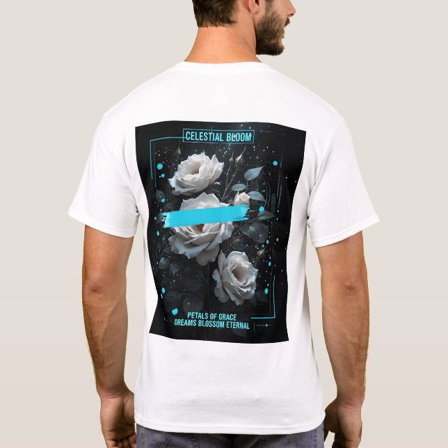 T-shirt Fleur céleste spéciale (Dos)