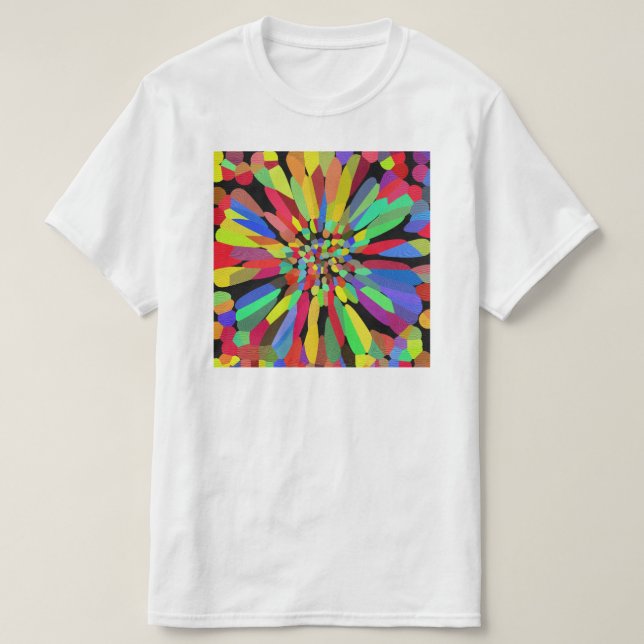 T-shirt Fleur Confetti (Design devant)