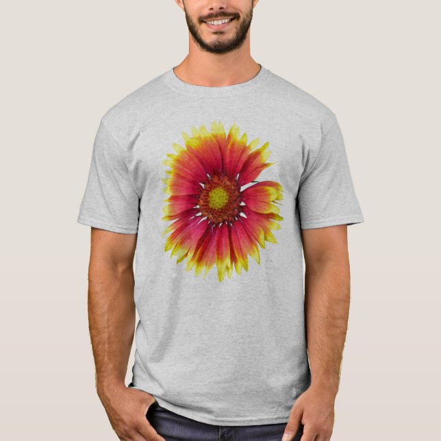 T-shirt Fleur couvrante indienne (Devant)