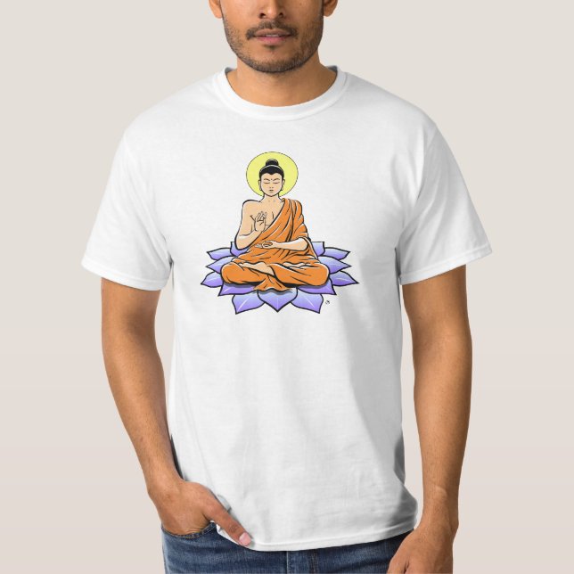 T-shirt Fleur de Bouddha Lotus (Devant)