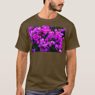 T-shirt Fleur de bougainvilliers violets 1