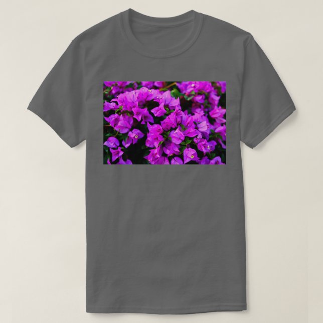 T-shirt Fleur de bougainvilliers violets 3 (Design devant)