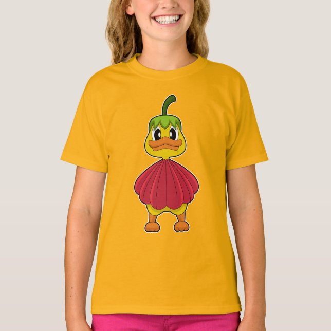 T-shirt Fleur de canard (Devant)