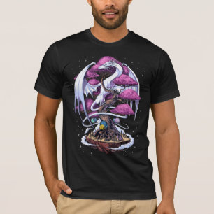 T-shirt Fleur de cerisier dragon