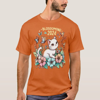 T-shirt Fleur de chat