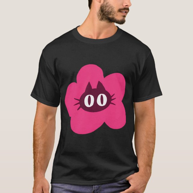 T-shirt Fleur de chats (Devant)