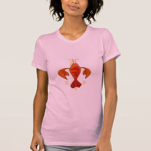 T-shirt Fleur De Craw Crayfish, Fleur De Lis