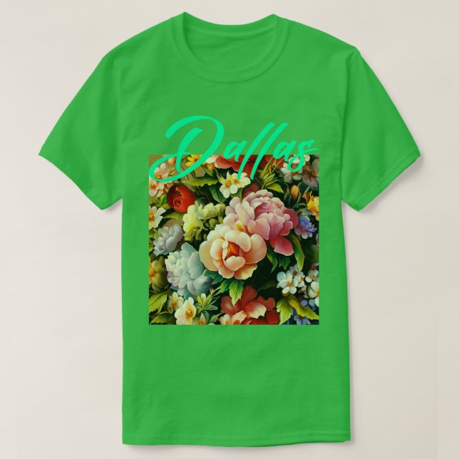 T-shirt Fleur de Dallas (Design devant)