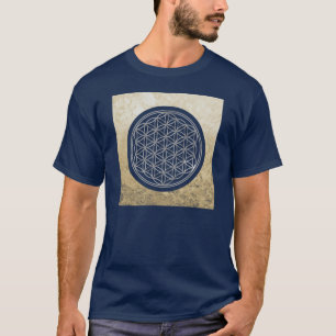 T-shirt Fleur de DES Lebens - ARGENT de la vie/Blume