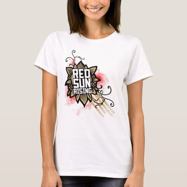 T-shirt Fleur de fille de RSR (Devant)
