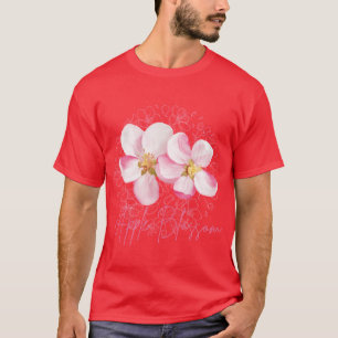 T-shirt Fleur de fleur d'arbres fruitiers de l'Arkansas aq
