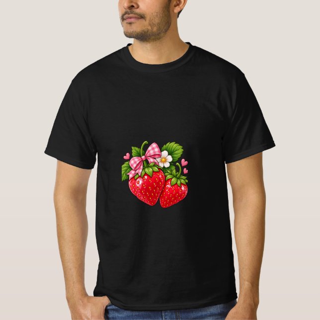 T-Shirt Fleur de Fraise (Devant)