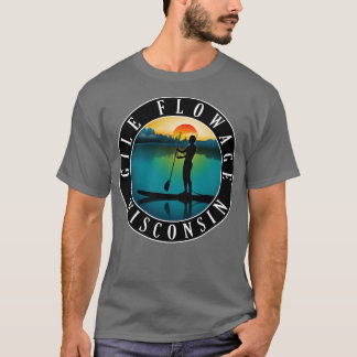 T-shirt Fleur de glace Wisconsin Paddleboard