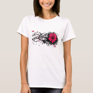 T-shirt Fleur de grunge de Koana