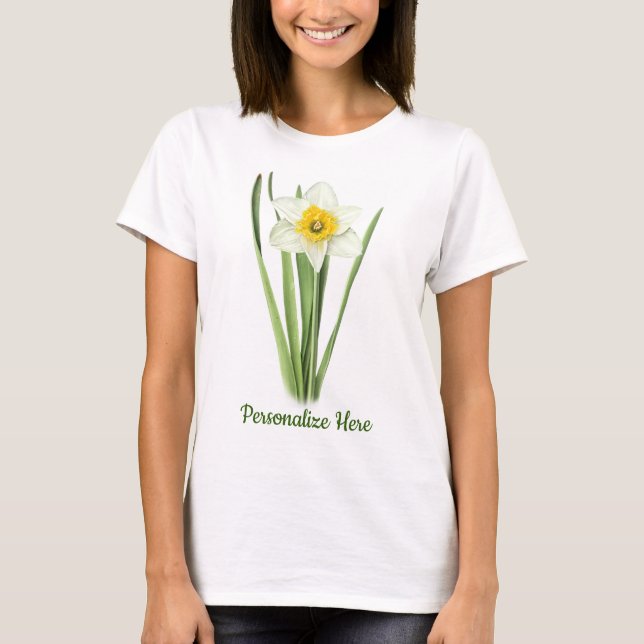 T-shirt Fleur de jonquille (Devant)