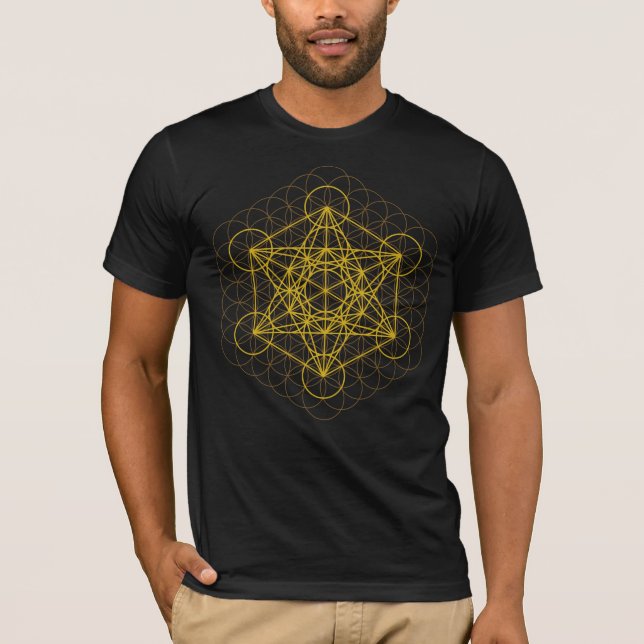 T-shirt fleur de la géométrie sacrée de la vie mandala spi (Devant)