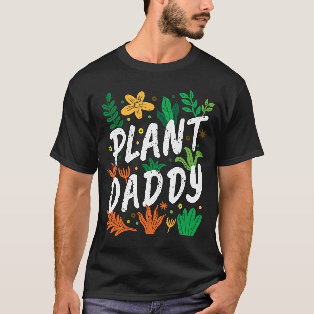 T-shirt Fleur de la nature Plante botanique papa intérieur (Devant)