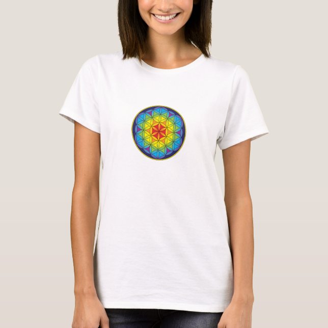 T-shirt Fleur de la vie (Devant)