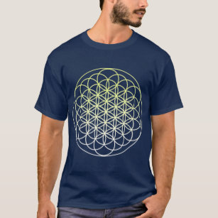 T-shirt Fleur de la vie de la géométrie sacrée