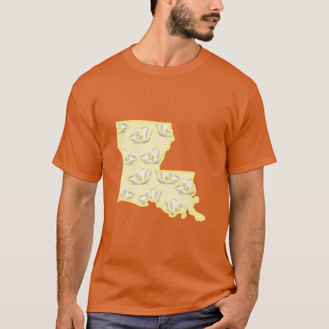 T-shirt Fleur de l'État Magnolia (Devant)