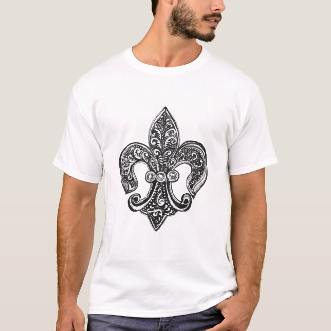 T-shirt Fleur de lis (Devant)