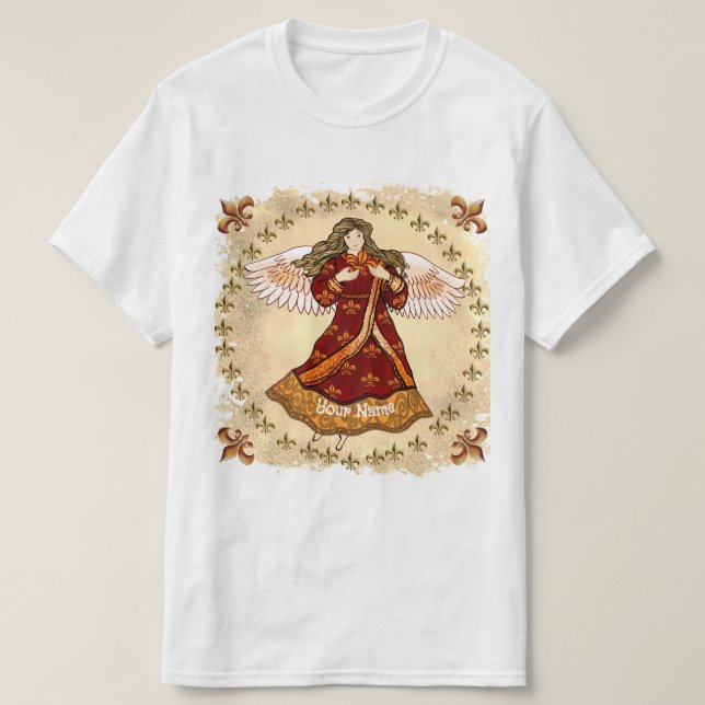 T-shirt Fleur de lis ange  (Design devant)