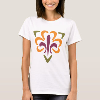T-shirt Fleur De Lis et triangle #1