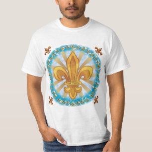T-shirt Fleur De Lis Family Crest