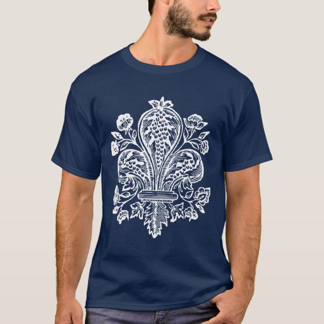 T-shirt Fleur de lis française de la Renaissance  (Devant)