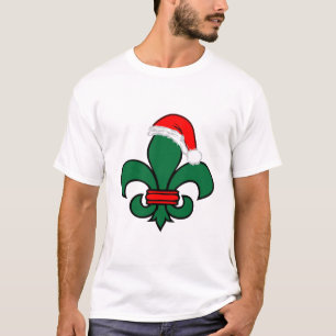 T-shirt Fleur de Lis Père Noël