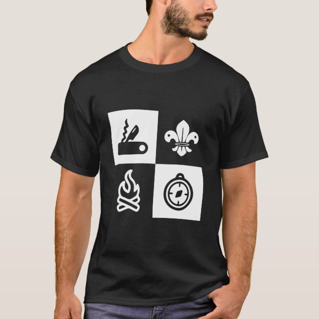 T-shirt Fleur de lis Scoutisme Scoutisme Scoutisme Scoutis (Devant)