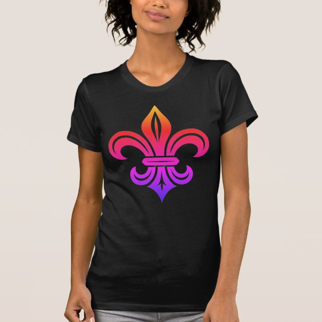 T-Shirt "Fleur-de-lis stylisé" (Devant)
