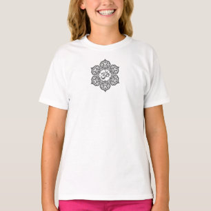 T-shirt Fleur de Lotus foncée OM