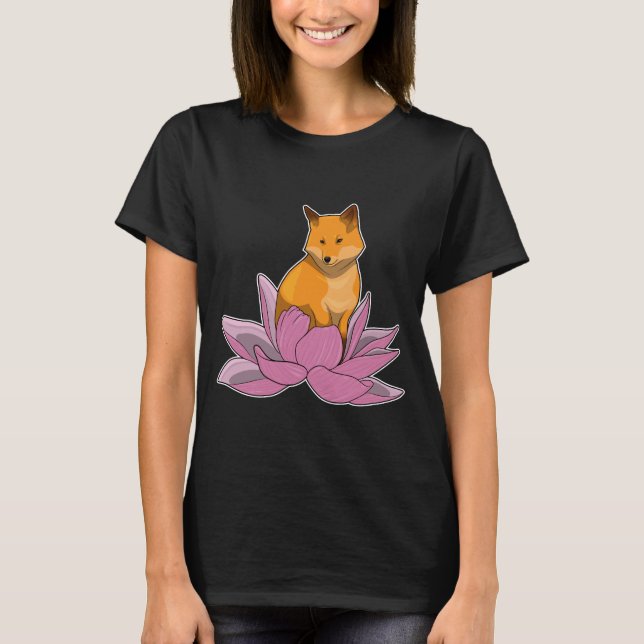 T-shirt Fleur de Lotus Fox (Devant)