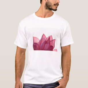 T-shirt fleur de lotus [Nelumbio speciosum] en pleine