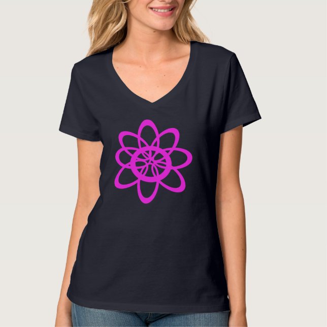 T-Shirt Fleur de Lotus Rose (Devant)