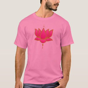 T-shirt Fleur de Lotus rose