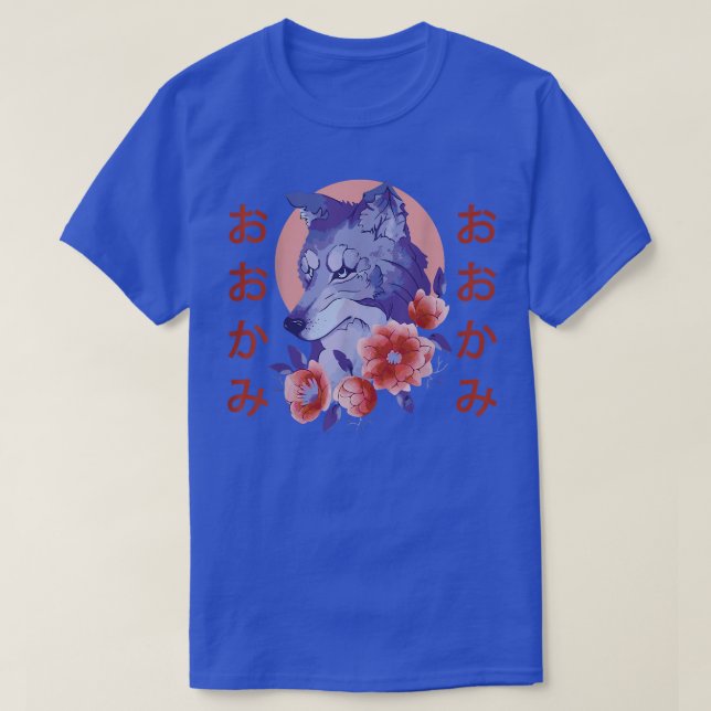 T-shirt Fleur de loup Nature japonaise  (Design devant)