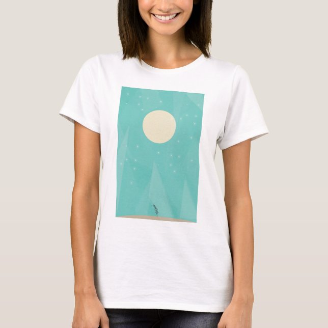 T-shirt Fleur de lune (Devant)