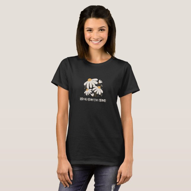 T-Shirt Fleur de Marguerite (Devant entier)