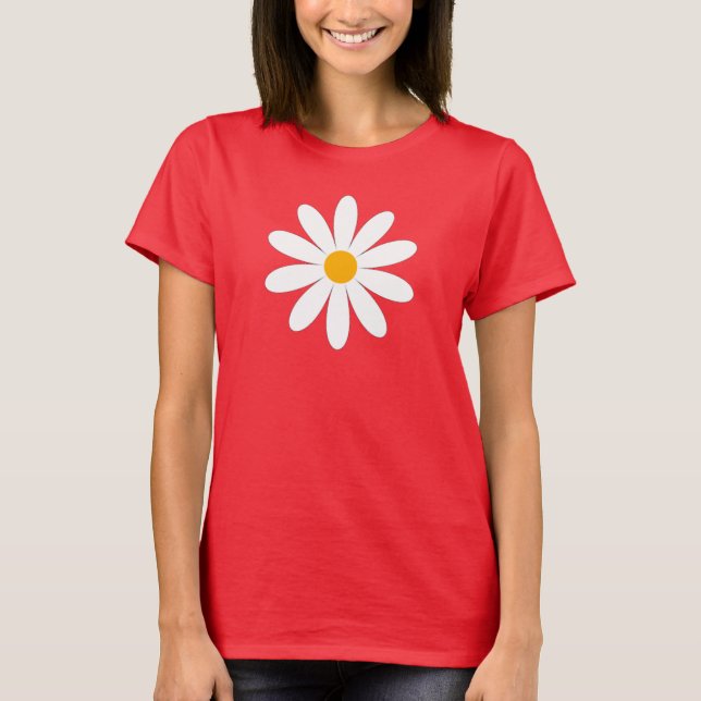T-shirt Fleur de marguerite (Devant)