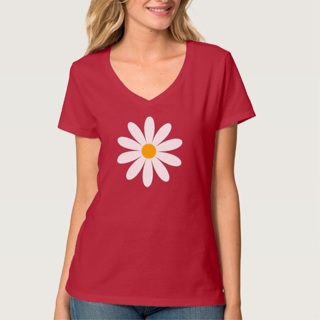 T-shirt Fleur de marguerite (Devant)