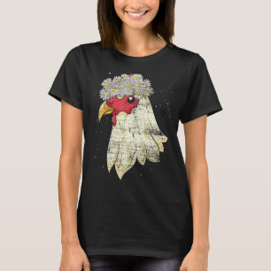 T-shirt Fleur de marguerite Fleurir Animal de ferme Fleur 