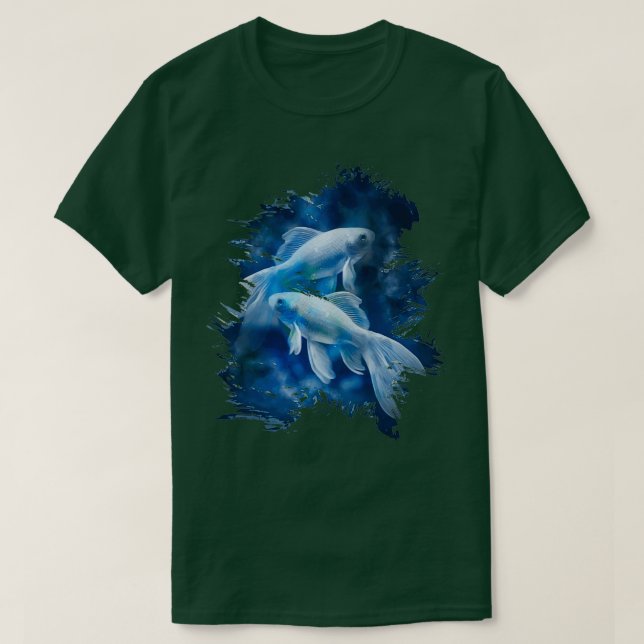 T-shirt fleur de poisson (Design devant)