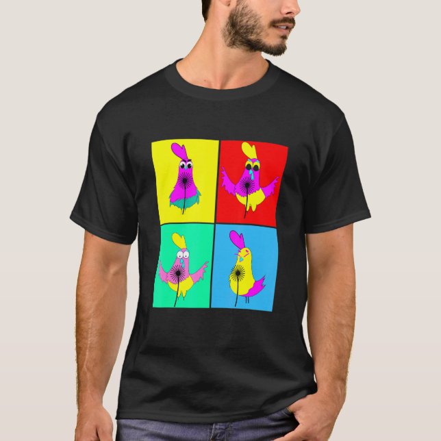 T-shirt Fleur de poulet de pissenlit (Devant)