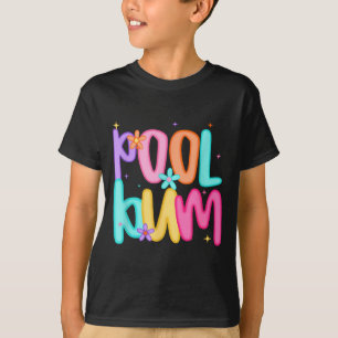 T-shirt Fleur de pouvoir de baigneur de piscine Amusement