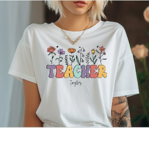 T-shirt Fleur de professeur Fleur sauvage