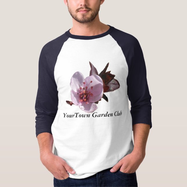T-shirt - Fleur de prune (Devant)