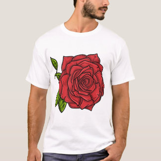 T-shirt Fleur de rose